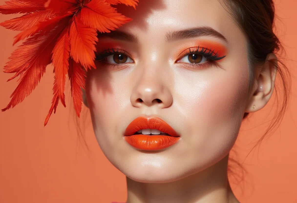 Feathery Lashes at Kim Shui, Orange-Red Lipstick at Michael Kors, and More Makeup Moments You Missed From NYFW